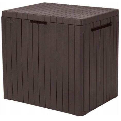 CURVER CITY STORAGE BOX COFFRE DE JARDIN BOÎTE DE RANGEMENT RÉSISTANTE AUX BASSES TEMPÉRATURES ET AUX RAYONS UV 113 L (1/2)