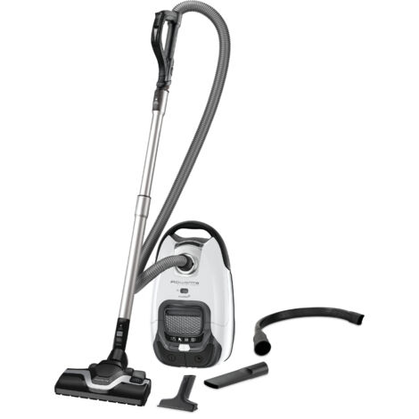 Rowenta – Aspirateur traîneau avec sac 500W – Ultra-silencieux 57dB – 3 niveaux de filtration – Tête d'aspiration double position (1/8)