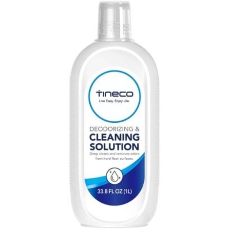 Tineco – Solution nettoyante pour carrelage, stratifié, vinyle et bois dur – Formule biodégradable – Flacon 1 litre – Élimine saleté et odeurs tenaces