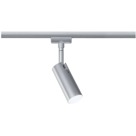 Spot LED sur rail Tubo URail Paulmann - 4.5W - 4000K - Non dimmable - Chromé mat (1/5)