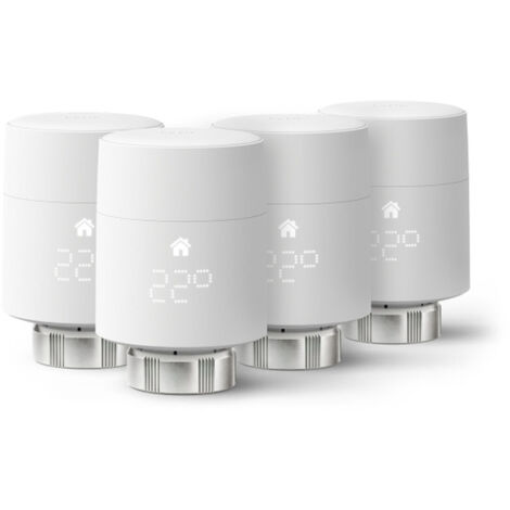 Thermostat programmable Tado Smart Radiator Thermostat - Quattro Blanc (4 Unités) (1/10)