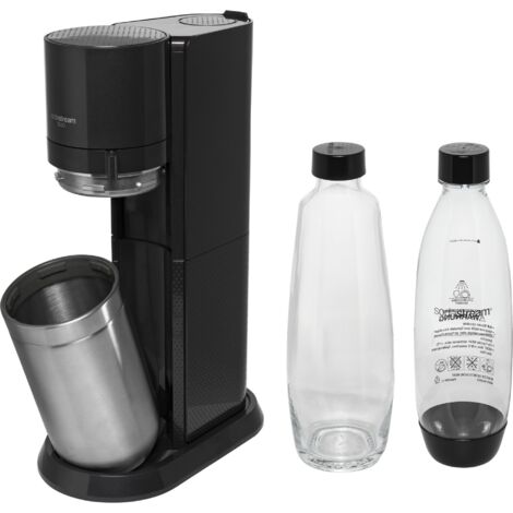 Machine à gazéifier Sodastream DUO Titan – Design titane – Compatible bouteilles verre et plastique – Carbonatation personnalisable (1/4)