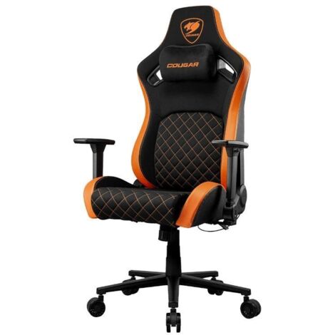 Cougar Defensor F chaise gaming noir et orange confortable