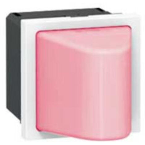 Hublot Mosaic 2 modules 12V à 24V pour 0,6W rouge LEGRAND 078560