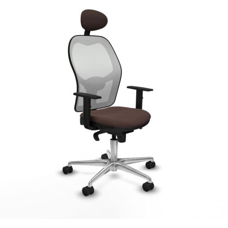 Piqueras y Crespo Silla de Oficina Jorquera Blanc Marron