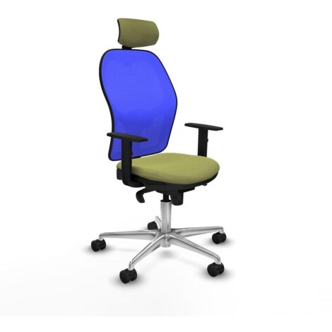 Piqueras y Crespo 1D086N2 Chaise de bureau vert olive (1/3)