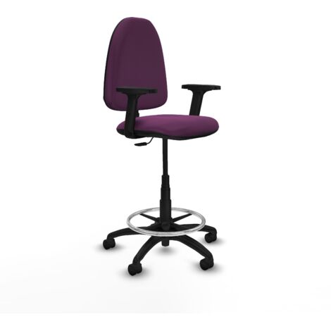 Piqueras y Crespo B2D01RN Chaise de bureau violet ergonomique (1/3)
