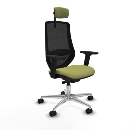 Piqueras y Crespo D086N2W Chaise de Bureau Verte Confort (1/3)