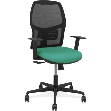 Piqueras y Crespo Chaise de bureau Ergonomique vert émeraude (1/2)