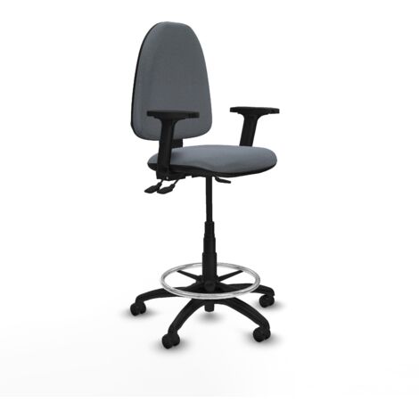 Piqueras y Crespo Aýna Tabouret de bureau gris confortable (1/3)