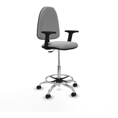 Piqueras y Crespo B2D05RF Tabouret de Bureau Gris Clair (1/3)