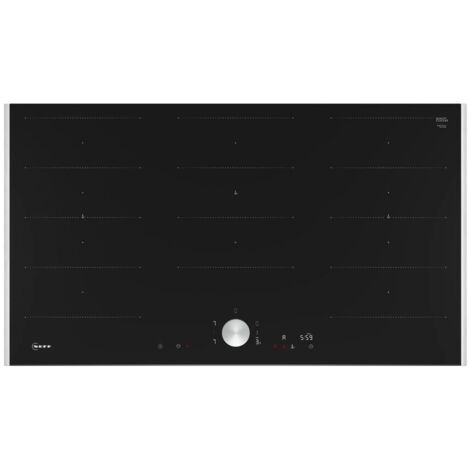 Neff – Table de cuisson induction 90cm 5 feux 1100W noir – Flex induction avec commande Twist Pad – Power Boost – T69TTX4L0 (1/8)