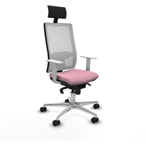 Piqueras y Crespo Horna Chaise de Bureau Rose Confortable (1/3)