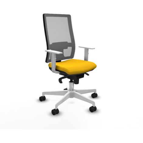 Piqueras y Crespo Chaise Horna Jaune Confort Bureau (1/3)