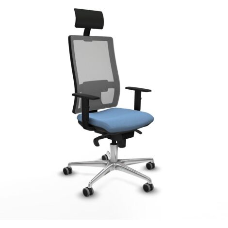 Piqueras y Crespo Horna chaise bureau bleu ciel réglable (1/3)