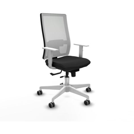 Piqueras y Crespo 4B026G0 Chaise de bureau noire réglable (1/3)