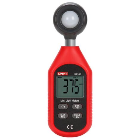 Mesureur de lumière 0 à 9999lux Affichage LCD Uni-T Ut-383
