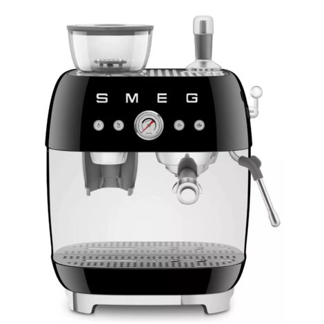 Smeg - Machine à café combinée Expresso Années 50 noir (1/5)