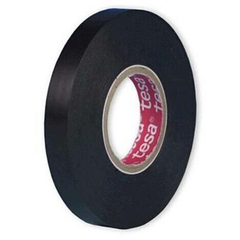 Tesa Ruban adhésif noir 19 mm x 50 m résistant (1/2)