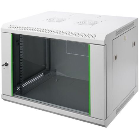 Digitus Dynamic Basic armoire murale gris clair 16U (1/3)