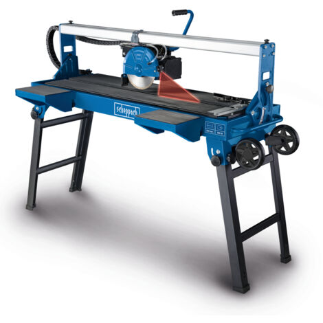 Scheppach Coupe-carrelage FS3600 - 900W - Hauteur de coupe 36mm - Disque de coupe Ø 200mm - Dimensions de la table 1290 x 400mm - Tête de coupe pivotante - Fonction plongée - Réservoir d'eau 30L (1/5)