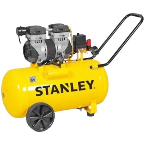 Stanley – Compresseur d'air silencieux 50 litres – Pression 8 bar – Débit 240 l/min – Puissance 1,5 kW – Technologie sans huile (1/5)