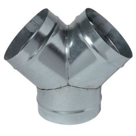 Culotte Simple à 90° : CS galva Ø 315mm (1/2)
