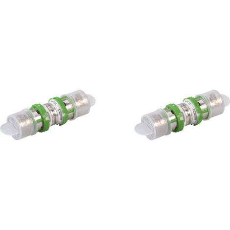 COMAP Manchon égal métallique pour tubes multicouche à sertir - 40x3,5 - Vendus par 2 - Raccords MultiSkin - 7270W40