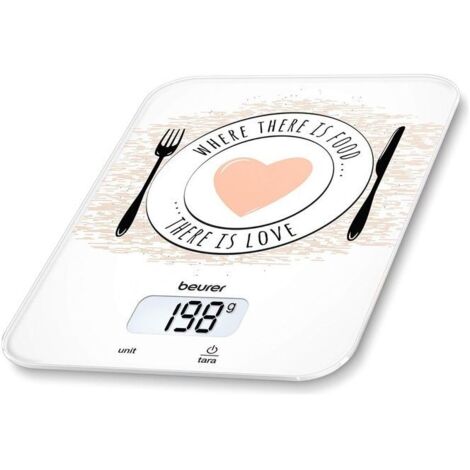 Beurer KS 19 Love Rose, Blanc Comptoir Rectangle Balance de ménage électronique (1/2)