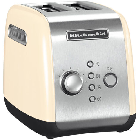 Grille-pains 2 fentes 1100w crème - Kitchenaid - 5kmt221 eac (1/3)