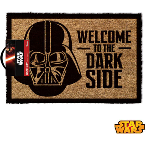 Paillasson Star Wars "welcome to the dark side" - Marron - L 60 x l 40 cm - Livraison gratuite (1/3)