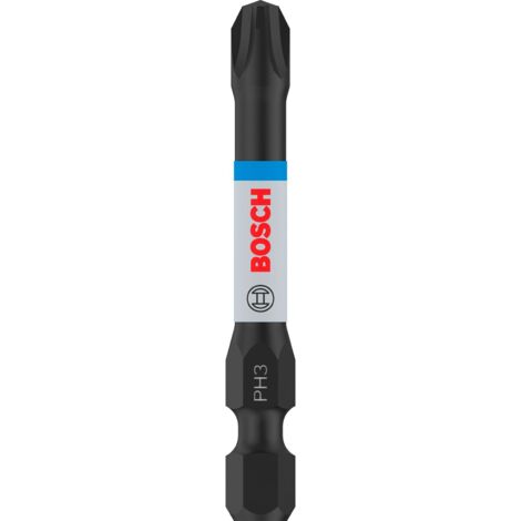 Embout de vissage Phillips Impact Bit PH3 55 mm 2 pces Bosch PRO - 2608522521 (1/5)