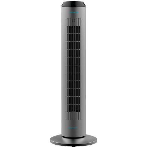 Cecotec – Ventilateur colonne EnergySilence 8190 – 60W – Hauteur 84 cm – Ioniseur pour air pur – 3 vitesses – Télécommande et écran LED