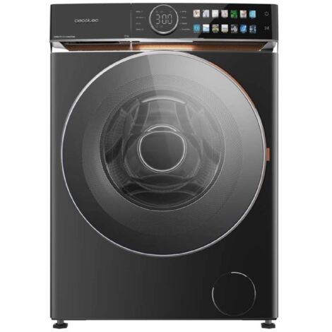 Cecotec – Lave-linge frontal 12kg A – Moteur Direct Drive silencieux – 14 programmes – Vitesse d'essorage 1400tr/min – Porte XXL pour chargement facile