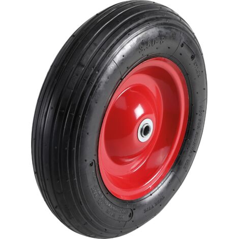 KRAFTMANN 81970 ROUE DE BROUETTE, NOIR/ROUGE, 350 MM (1/2)