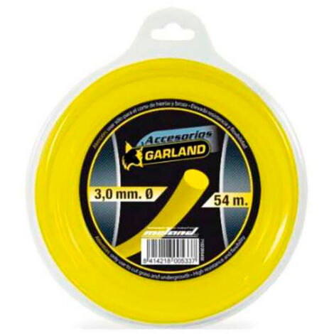 Garland Fil de coupe jaune 3 mm 54 mètres nylon (1/4)