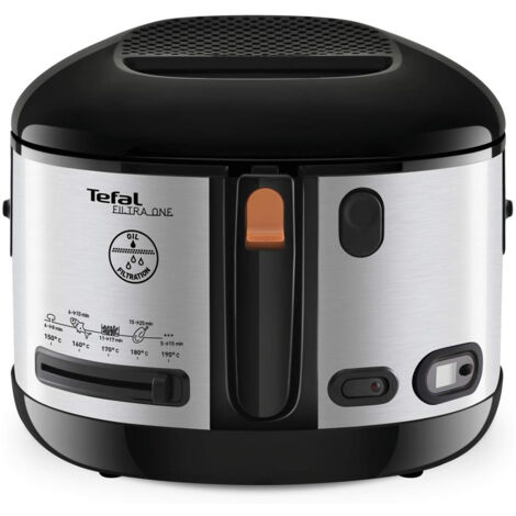 Tefal – Friteuse électrique 2,1L FF175 – Température réglable 150-190°C – Revêtement antiadhésif – Filtre d'huile manuel