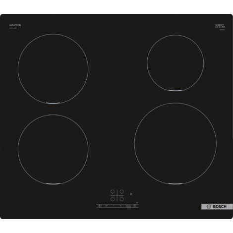 Plaque à induction - Bosch - PUE611BB5J - Noir - TouchSelect - PowerBoost