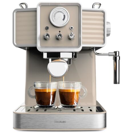 Cecotec – Cafetière expresso 1350W – Pression 20 bars – Système Thermoblock pour préchauffage rapide – Buse vapeur orientable (1/4)