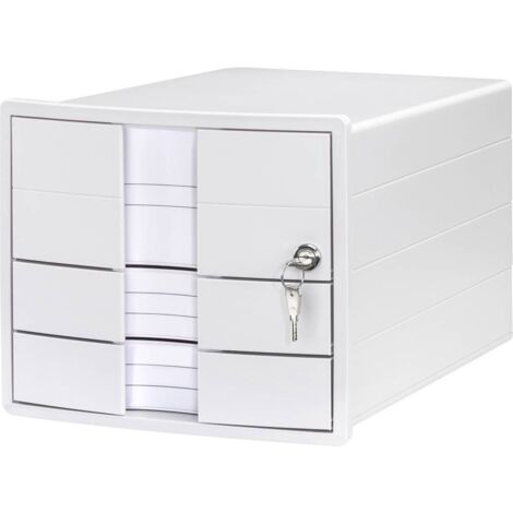 HAN IMPULS 1018-12 Caisson à tiroirs blanc DIN A4, DIN C4 Nombre de tiroirs: 3 W674022 (1/6)
