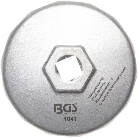 CLÉ À FILTRES CLOCHES  14 PANS  Ø 74 MM  POUR AUDI, BMW, MERCEDES-BENZ, OPEL, VW BGS 1041 (1/4)