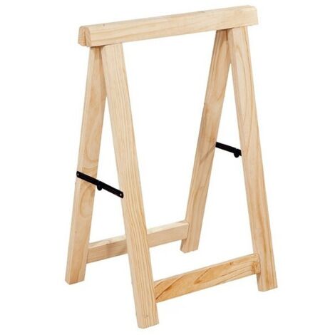 Tréteau utilitaire astigarraga bois pin pliable 400kg 75cm