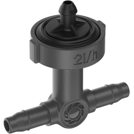 GARDENA Goutteur en ligne régulateur de pression 2 l/h. 10 pièces. Fonction auto-nettoyante. Raccordement facile. (13312-26) (1/6)