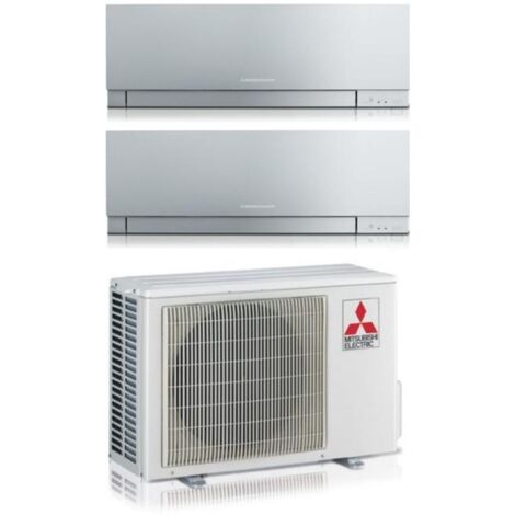Mitsubishi Electric – Climatiseur réversible 9000+9000 BTU – R-32 Wi-Fi intégré – Efficacité A++ – Silence 19-45 dB – Pour espaces jusqu'à 11.9 m3/min - MXZ-2F53VF (1/2)