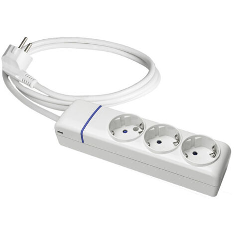 Base Multiple 3 Prises T/tl 1.5m De Cable H05vv-f 3g1,5mm² 8013p Solera (1/3)
