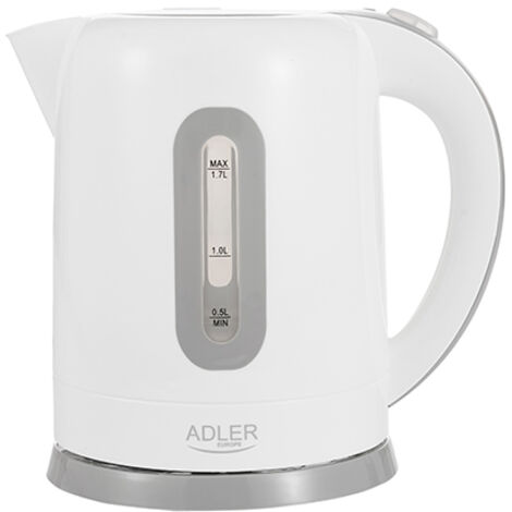 Bouilloire Adler Europe Élégante blanc 2200 watts 1.7 litres (1/5)