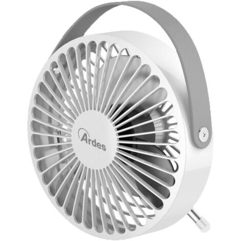 Ventilateur de table ardes AR5F03 gris blanc 2.5W USB (1/2)