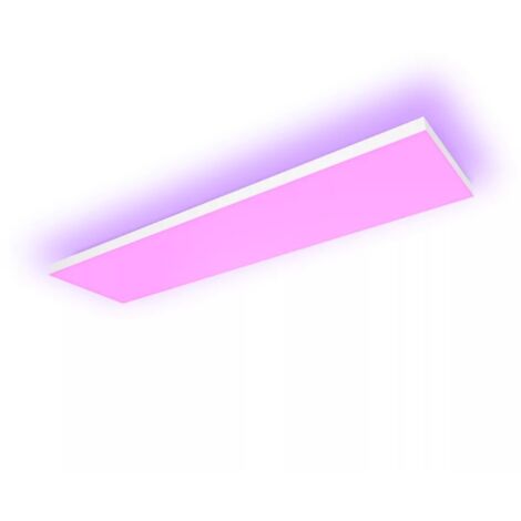 Lampe de plafond Philips Datura blanc minimaliste dimmable (1/5)