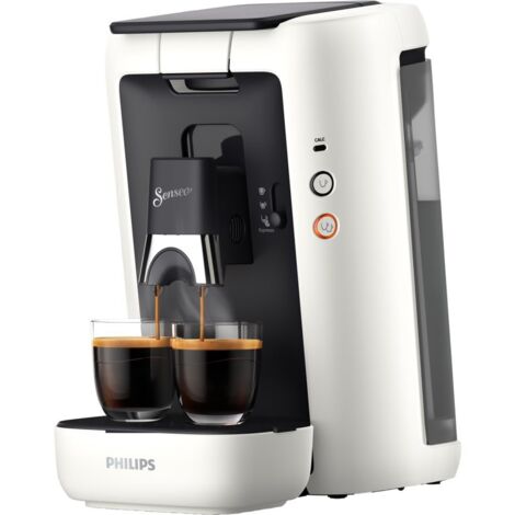 Machine à café à capsule blanche 1450W – Réservoir 1.2L – Extraction optimale avec technologie Intense Plus – Pour 2 tasses simultanément – Senseo (1/3)