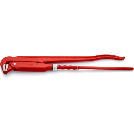 KNIPEX 83 10 020 Clé serre-tubes 90° revêtement poudre, rouge 560 mm (1/4)